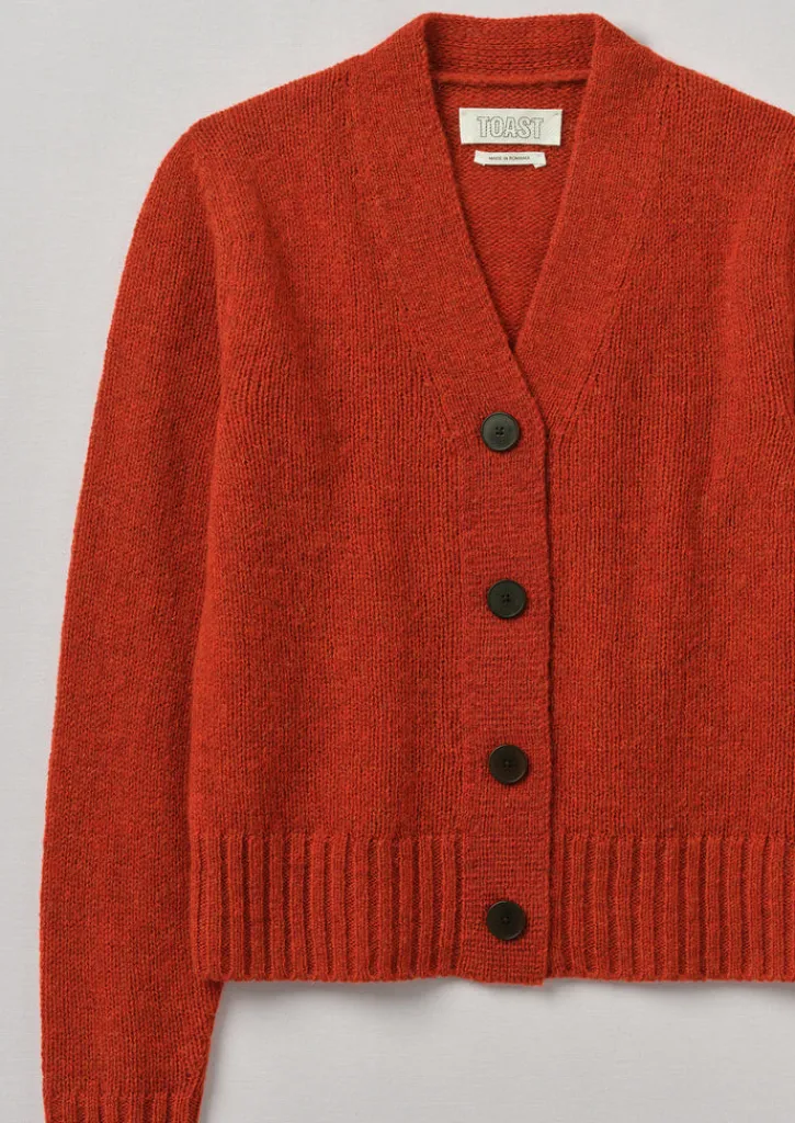 TOAST Kaia V-Neck Wool Cardigan-Women Knitwear