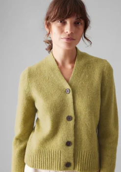 TOAST Kaia V-Neck Wool Cardigan-Women Knitwear