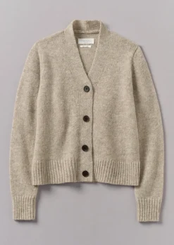 TOAST Kaia V-Neck Wool Cardigan-Women Knitwear