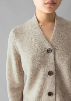 TOAST Kaia V-Neck Wool Cardigan-Women Knitwear