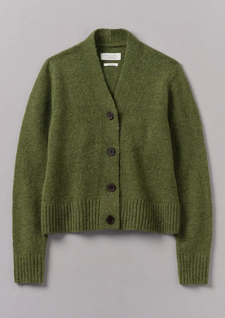 TOAST Kaia V-Neck Wool Cardigan-Women Knitwear