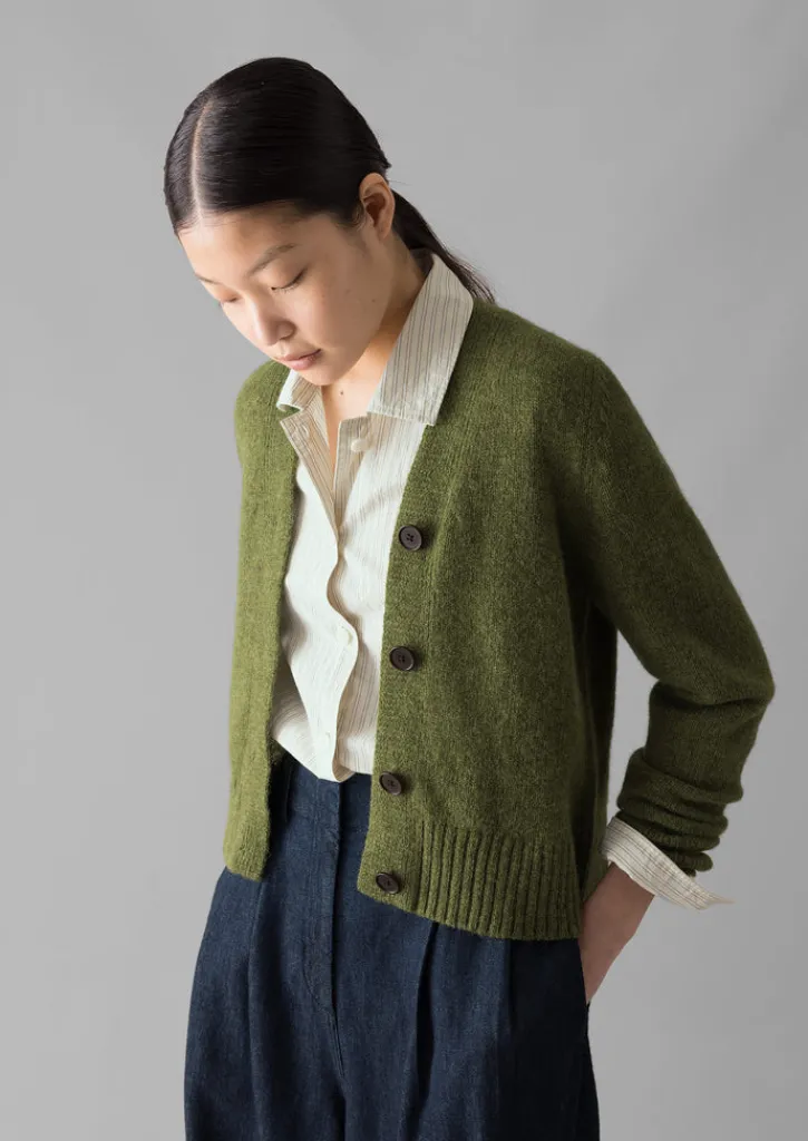 TOAST Kaia V-Neck Wool Cardigan-Women Knitwear