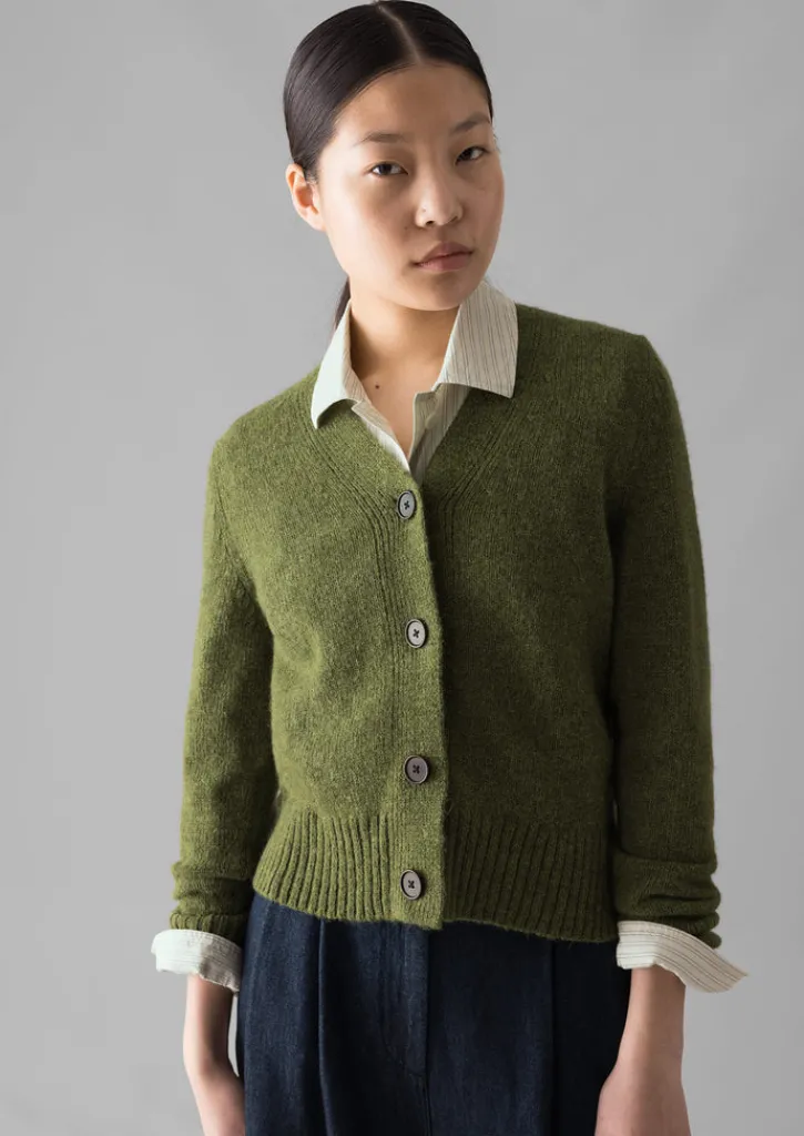 TOAST Kaia V-Neck Wool Cardigan-Women Knitwear