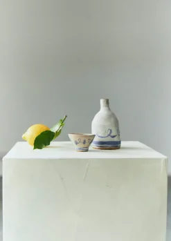 TOAST Kate Semple Scroll Slab Bottle- Decorative Pieces|Ceramics