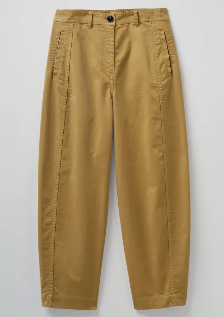 TOAST Kathe Flat Front Cotton Twill Trousers-Women Trousers
