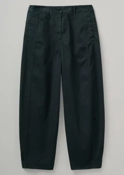 TOAST Kathe Flat Front Cotton Twill Trousers-Women Trousers