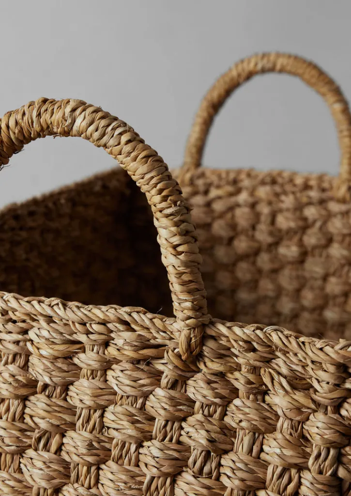 TOAST Large Chatai Weave Hogla Basket- Baskets