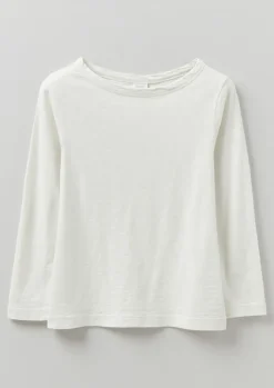 TOAST Lia Garment Dyed Boat Neck Tee-Women Jersey|Tops & Tees