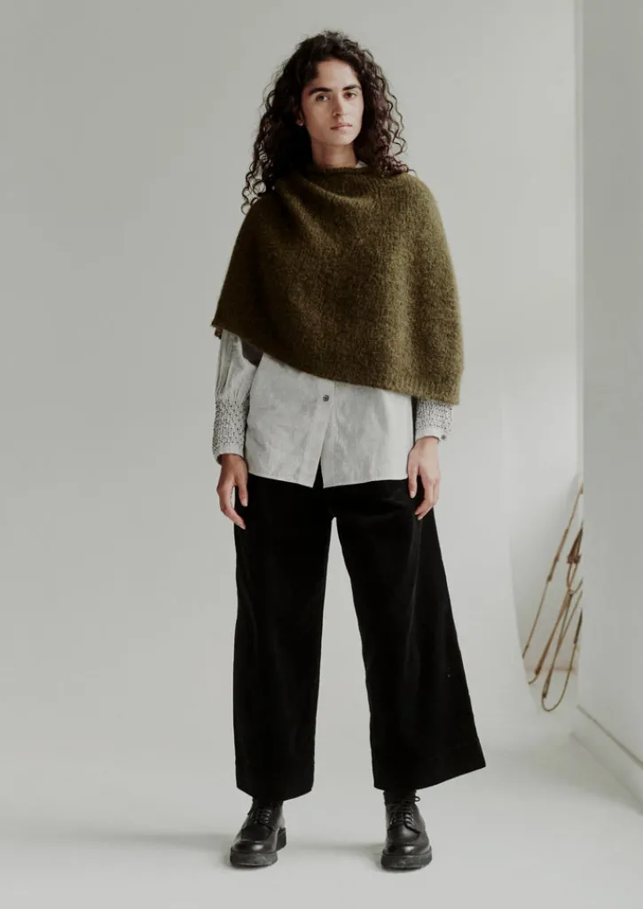 TOAST Lofty Alpaca Blend Knitted Poncho-Women Hats, Scarves & Gloves|Knitwear