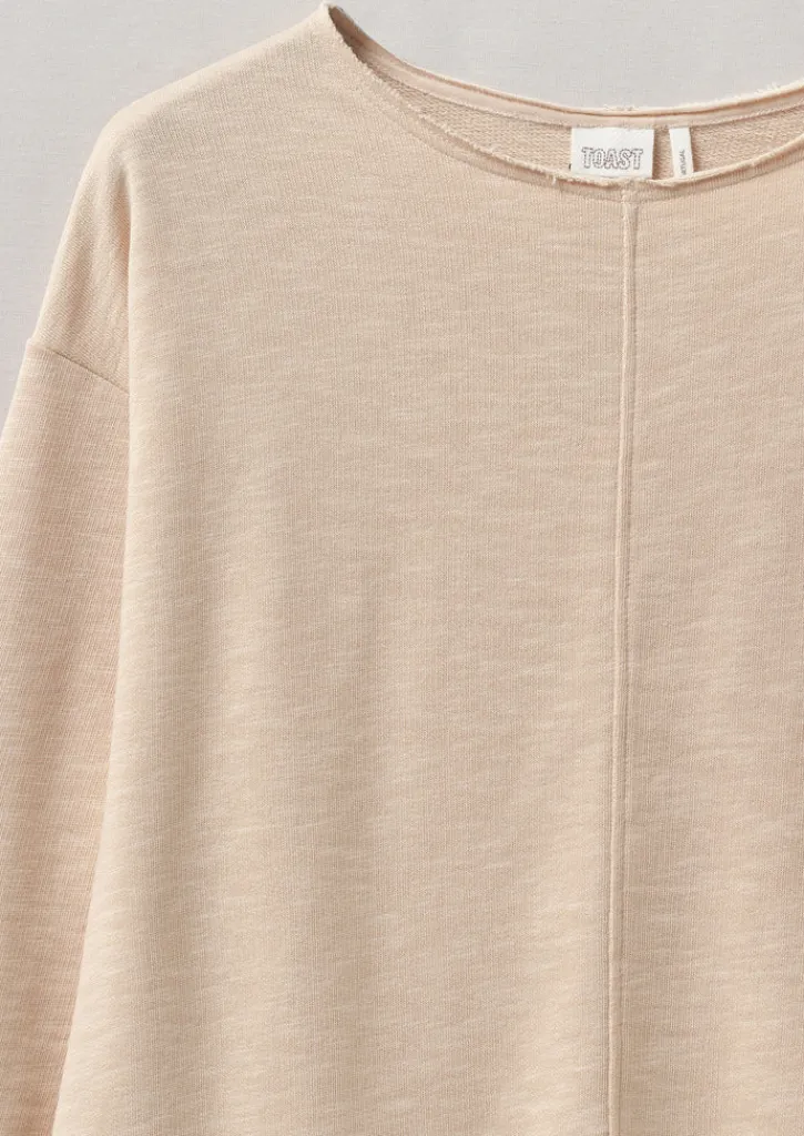 TOAST Loopback Jersey Sweater-Women Loungewear|Tops & Tees