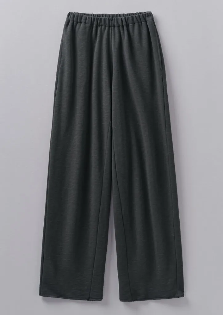 TOAST Loopback Jersey Wide Leg Trousers-Women Jersey|Loungewear