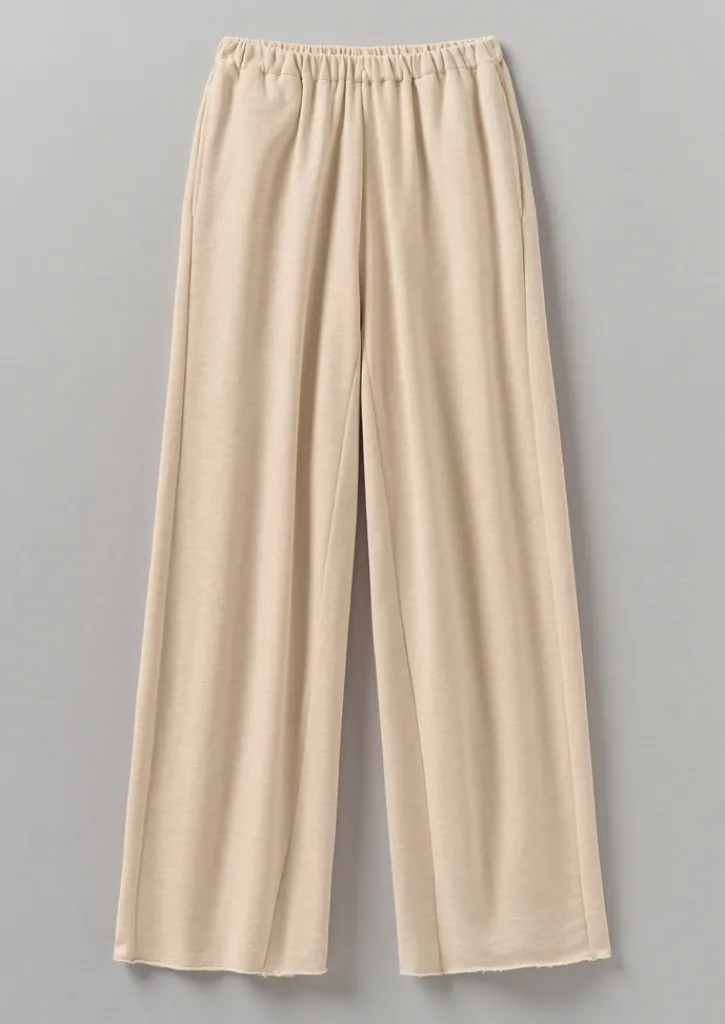 TOAST Loopback Jersey Wide Leg Trousers-Women Jersey|Loungewear