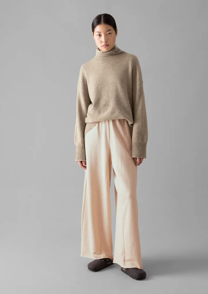 TOAST Loopback Jersey Wide Leg Trousers-Women Jersey|Loungewear
