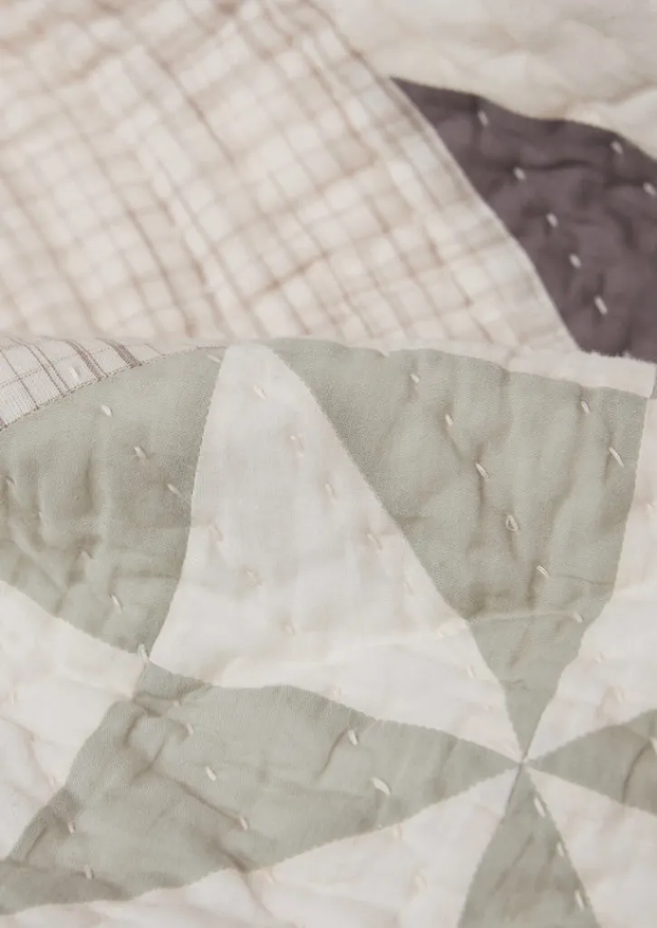 TOAST Maia Patchwork Cotton Quilt- Textiles|Blankets & Throws