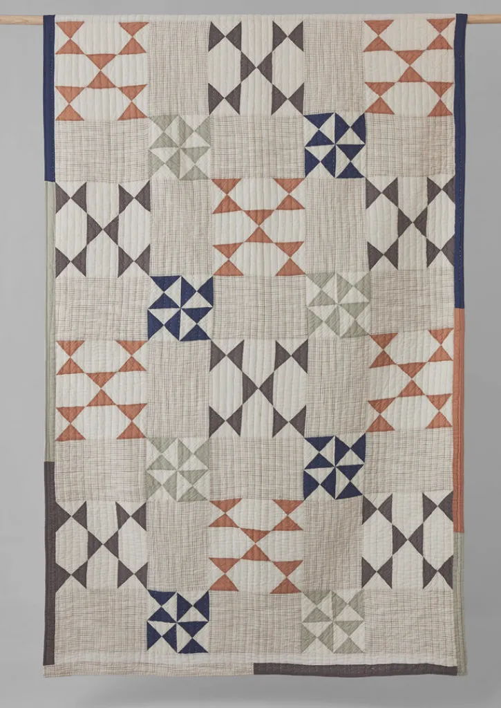 TOAST Maia Patchwork Cotton Quilt- Textiles|Blankets & Throws