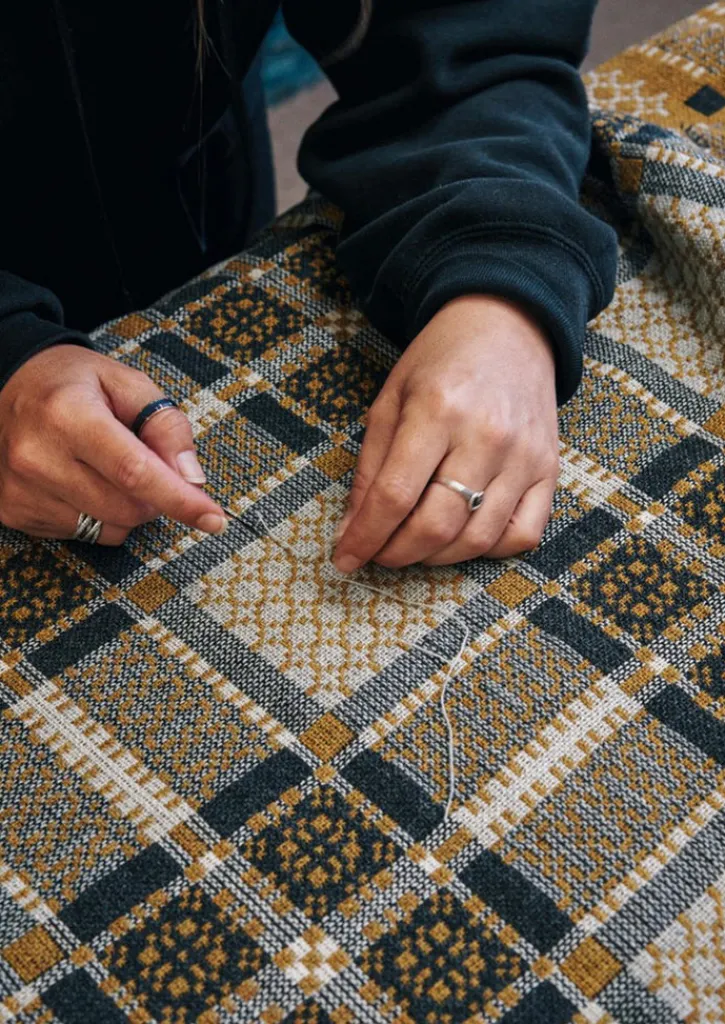 TOAST Melin Tregwynt Welsh Blanket- Textiles|Blankets & Throws