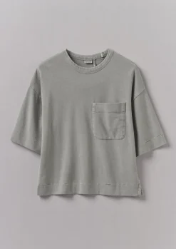 TOAST Mineral Dyed Cotton Boxy Tee-Women Jersey|Tops & Tees