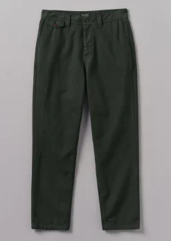 TOAST Norv Garment Dyed Tapered Trousers- Workwear|Trousers