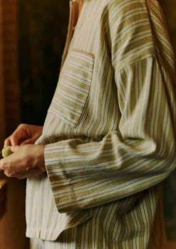 TOAST Nova Stripe Flannel Pyjamas-Women Nightwear