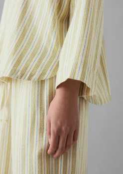 TOAST Nova Stripe Flannel Pyjamas-Women Nightwear