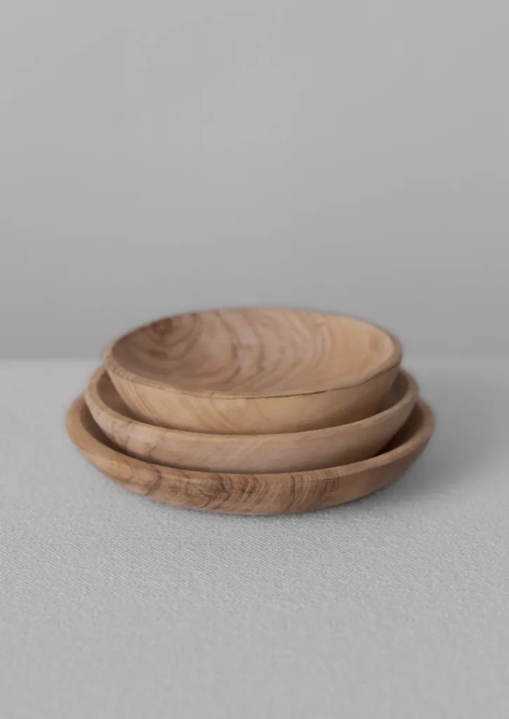TOAST Olive Wood Pinch Pot Set- Kitchen|Tableware