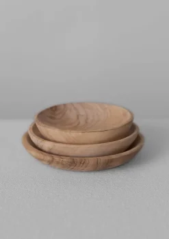 TOAST Olive Wood Pinch Pot Set- Kitchen|Tableware