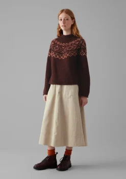 TOAST Organic Cord A Line Skirt-Women Cord|Workwear