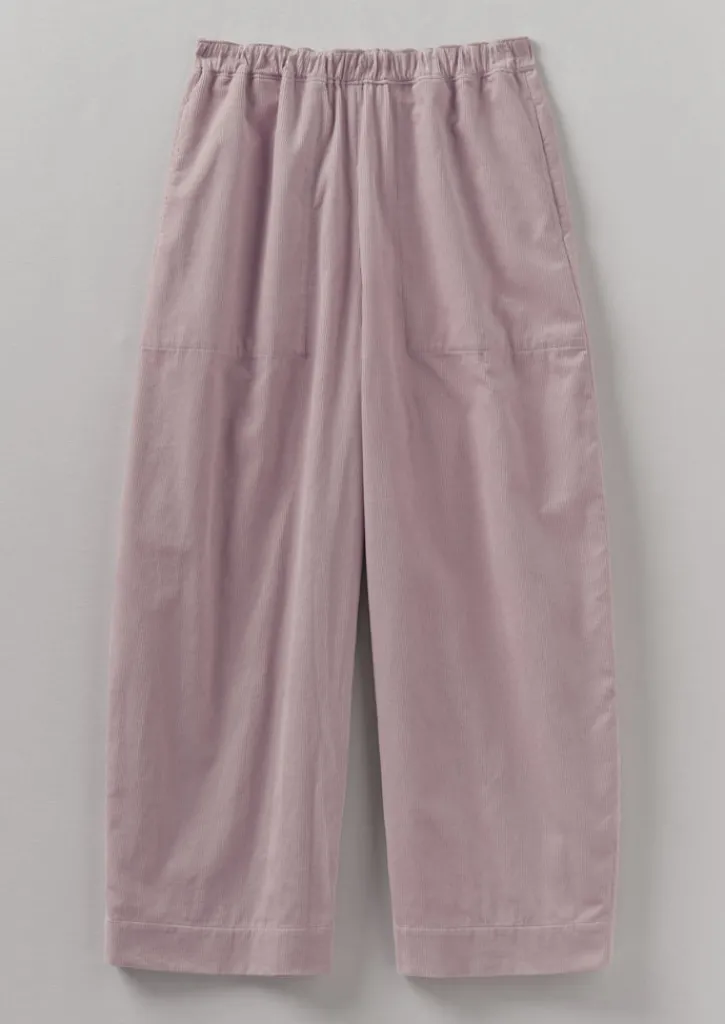 TOAST Organic Cord Barrel Leg Trousers-Women Cord|Loungewear