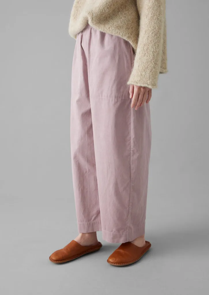 TOAST Organic Cord Barrel Leg Trousers-Women Cord|Loungewear