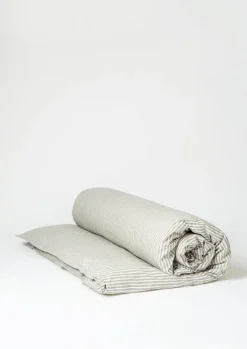 TOAST Organic Cotton Ticking Stripe Duvet Cover- Textiles|Bed Linen