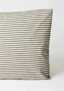 TOAST Organic Cotton Ticking Stripe Housewife Pillowcase- Textiles|Bed Linen