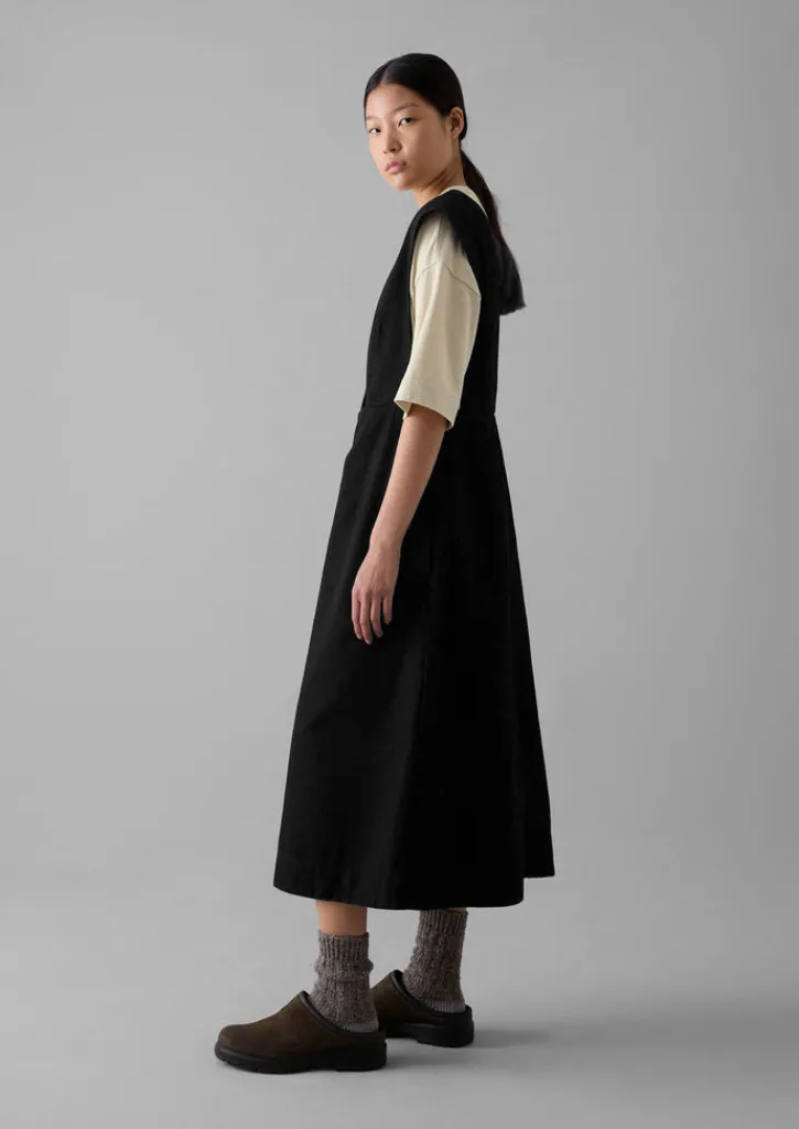 TOAST Organic Denim Pinafore Dress-Women Denim|Dresses