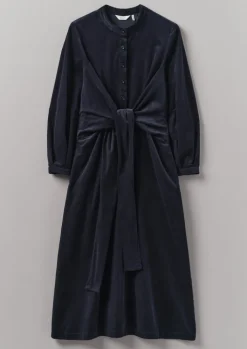 TOAST Organic Needlecord Wrap Dress-Women Cord|Dresses
