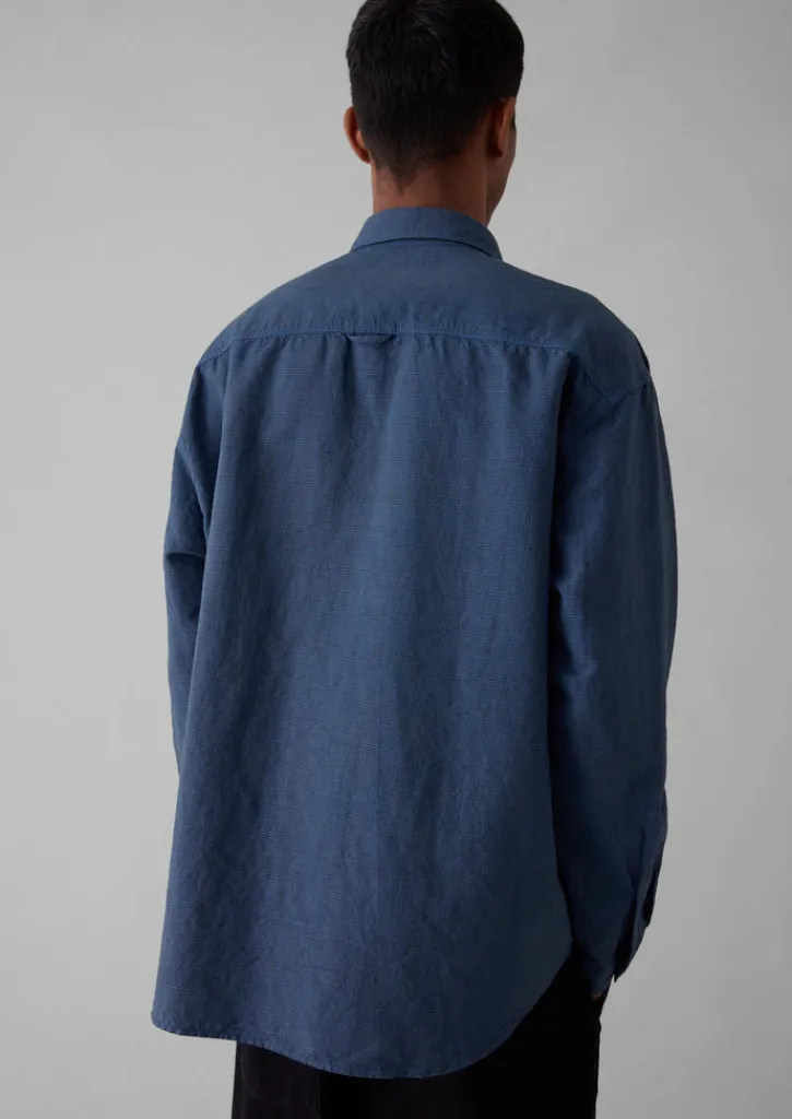 TOAST Overdyed Check Workwear Shirt- Workwear|Shirts