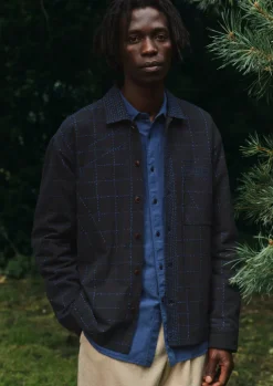 TOAST Overdyed Check Workwear Shirt- Workwear|Shirts
