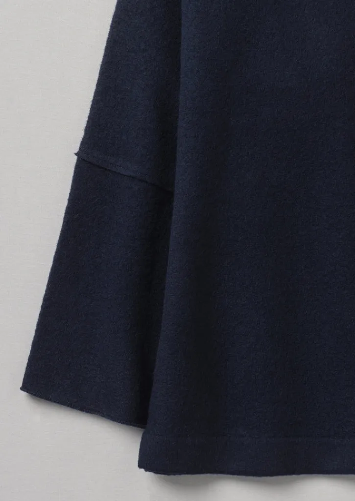 TOAST Panelled Boiled Wool Sweater-Women Knitwear