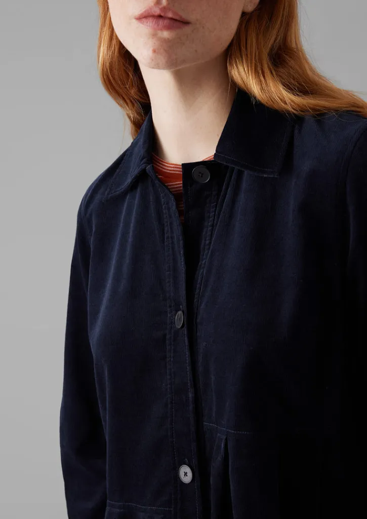 TOAST Panelled Organic Needlecord Dress-Women Cord|Dresses