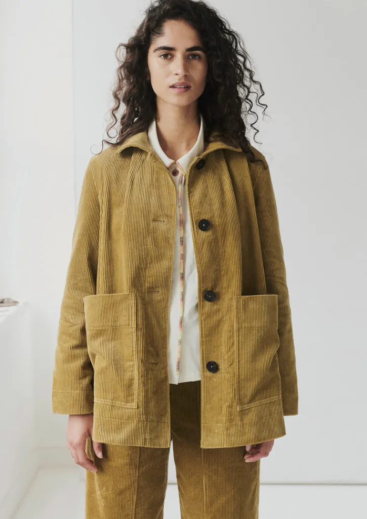TOAST Patch Pocket Organic Cord Jacket-Women Cord|Workwear