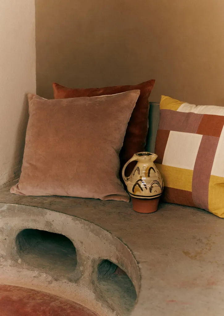 TOAST Patchwork Linen Cushion Cover- Textiles|Cushions & Covers
