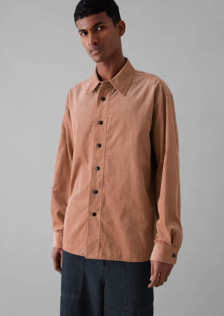 TOAST Point Collar Organic Cord Shirt- Cord|Shirts