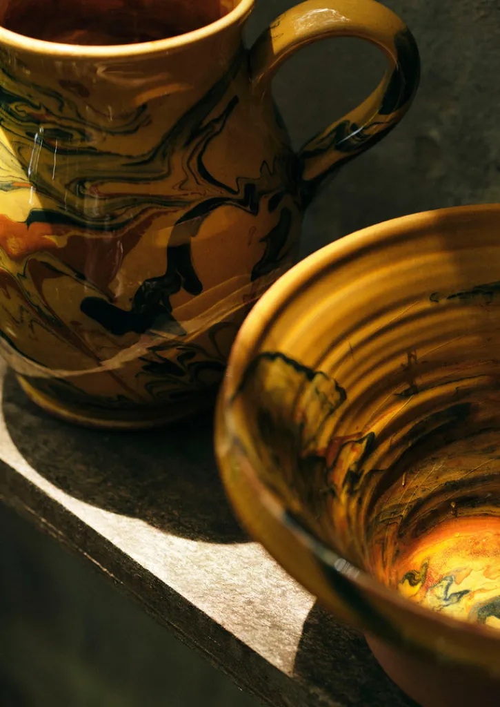 TOAST Poterie Barbotine Marbled Pitcher- Ceramics