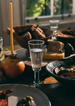 TOAST Recycled Bolivian Champagne Glasses Set- Glass