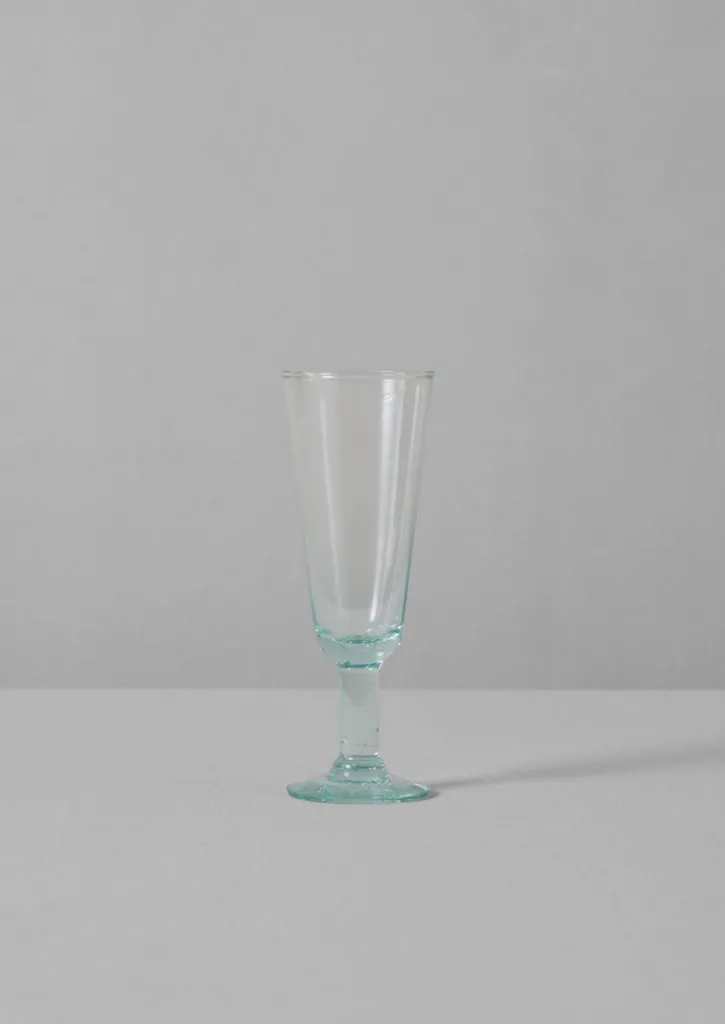 TOAST Recycled Bolivian Champagne Glasses Set- Glass