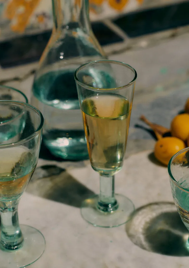 TOAST Recycled Bolivian Champagne Glasses Set- Glass