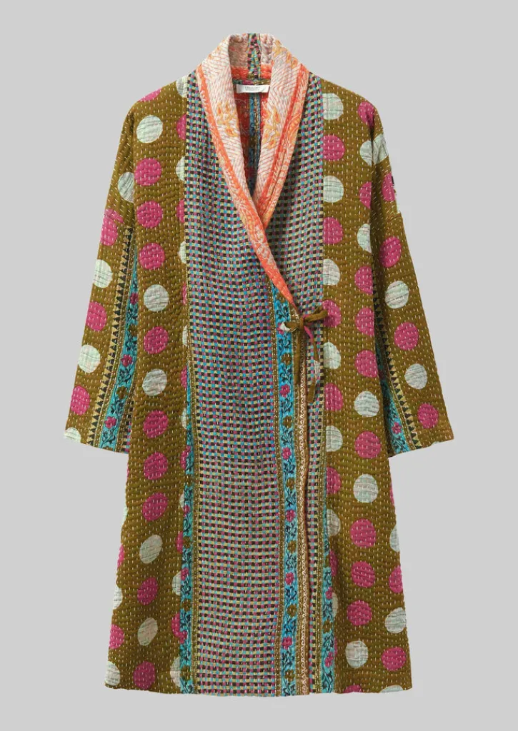 TOAST Repurposed Kantha Coat-Women Gowns|Nightwear