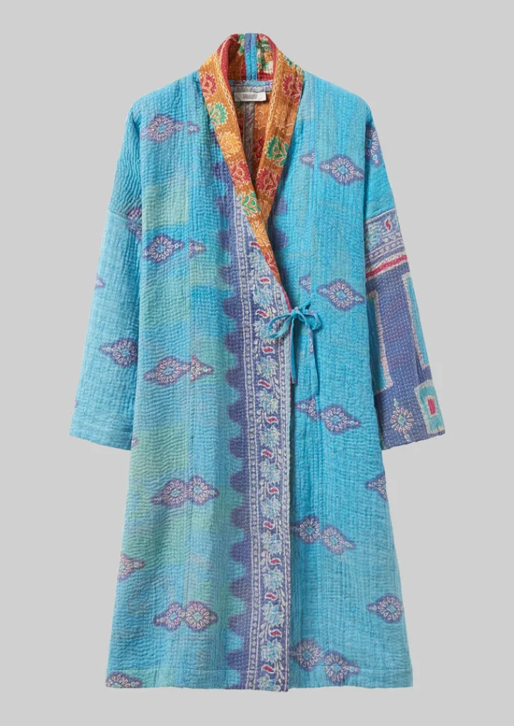 TOAST Repurposed Kantha Coat-Women Gowns|Nightwear