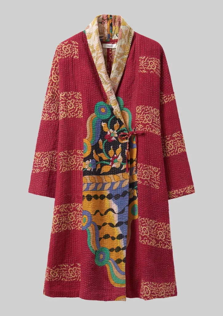 TOAST Repurposed Kantha Coat-Women Gowns|Nightwear