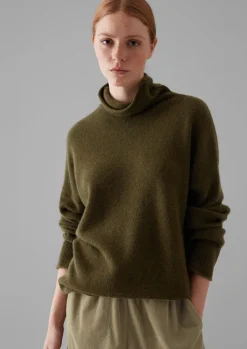 TOAST Roll Neck Wool Cashmere Sweater-Women Cashmere|Loungewear