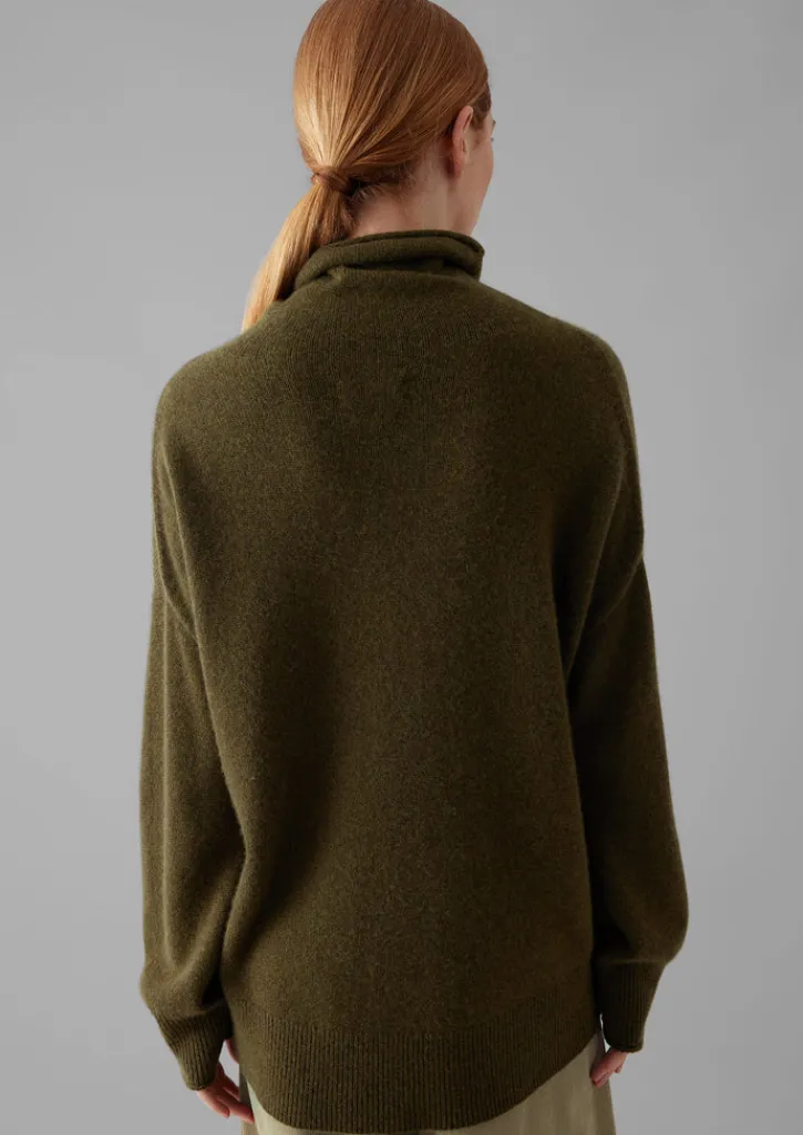 TOAST Roll Neck Wool Cashmere Sweater-Women Cashmere|Loungewear