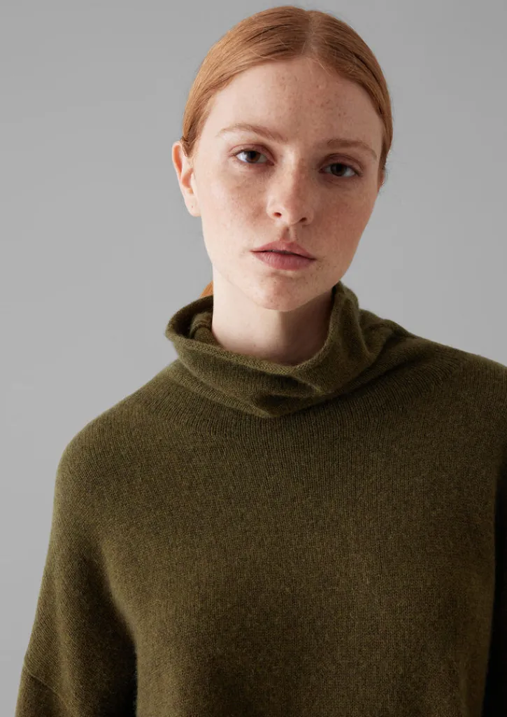 TOAST Roll Neck Wool Cashmere Sweater-Women Cashmere|Loungewear